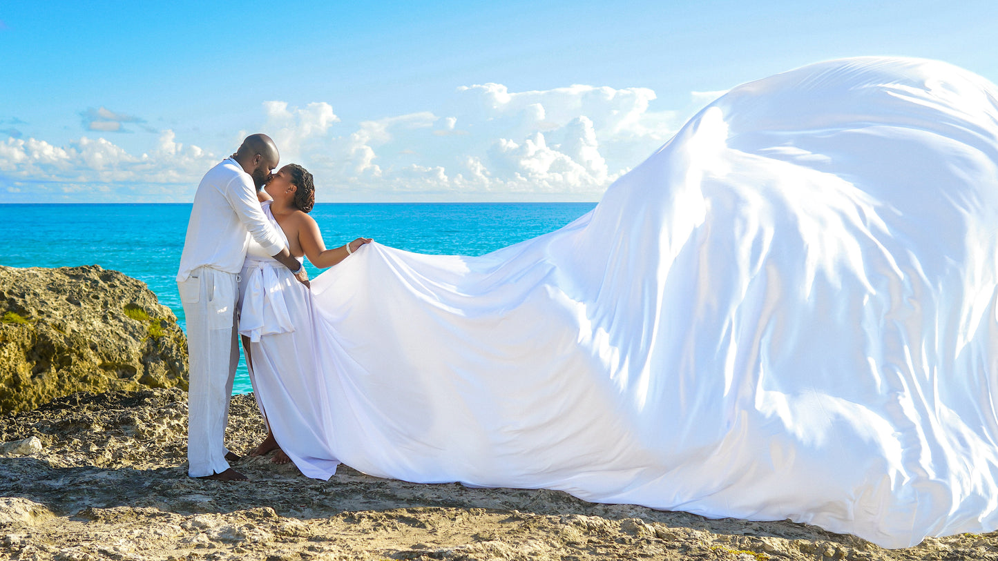 Flying Dress Barbados Photoshoot - Snow White