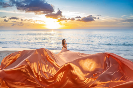 Flying Dress Barbados Photoshoot - Bronze