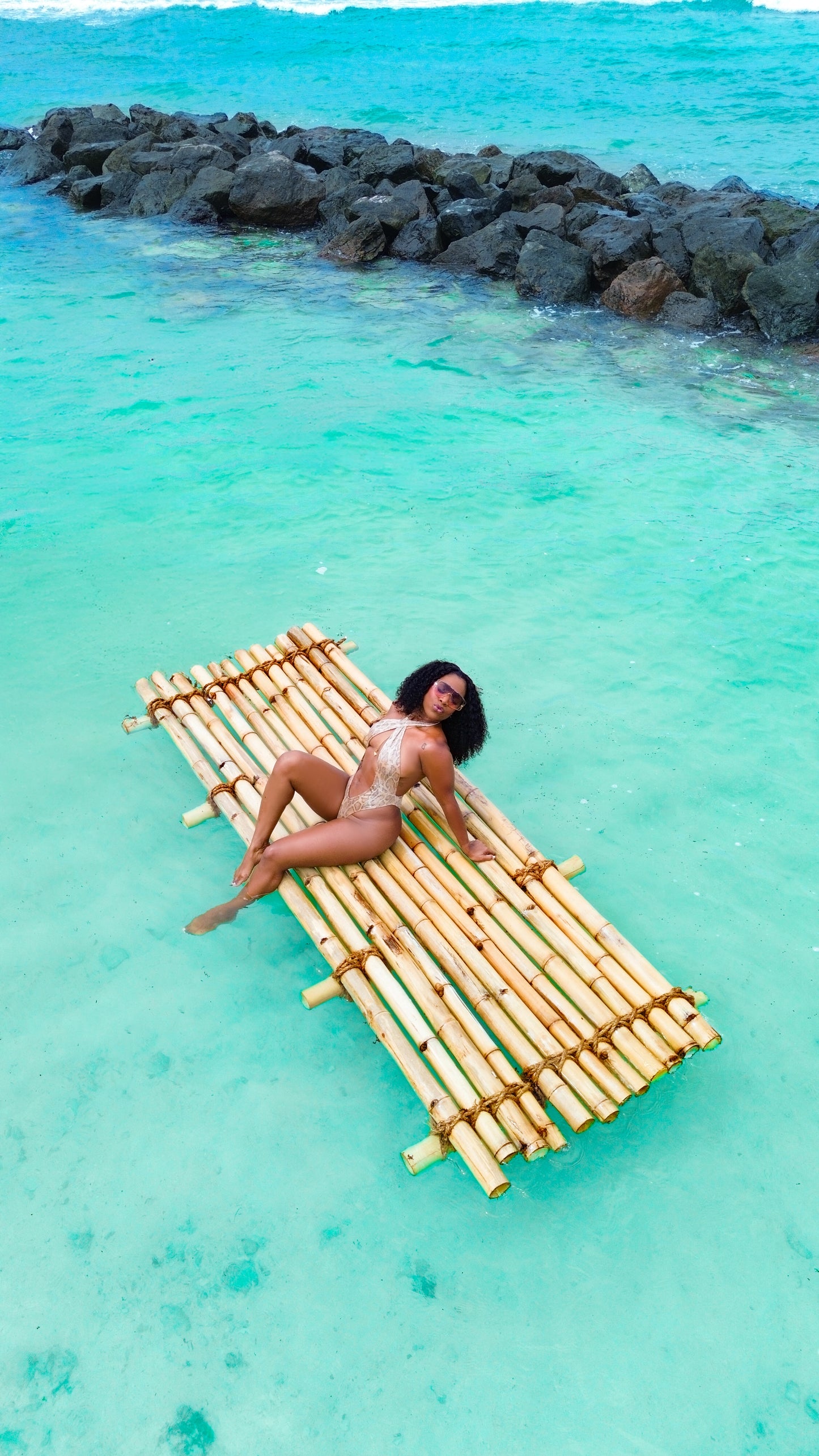 NEW! Bamboo Raft Drone Photoshoot - Individual 30 Minutes NO VIDEO