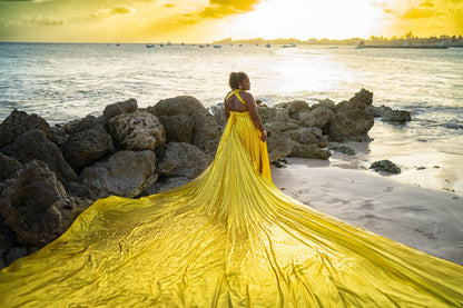 Flying Dress Barbados Photoshoot - Lemon Sequins